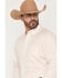 Image #2 - Wrangler X Cody Johnson Men's Striped Long Sleeve Button-Down Western Shirt, White, hi-res
