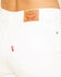 Image #4 - Levi’s Women's Classic Straight Fit Jeans, White, hi-res
