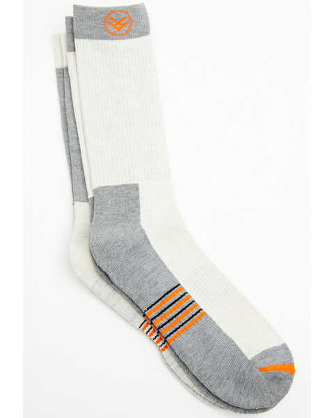 Hawx Men's Bodie Merino Wool Boot Socks - 2-Pack , Heather Grey, hi-res
