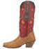 Image #3 - Dingo Women's Love Rocks Leather Underlay Western Boot - Snip Toe , Tan, hi-res