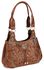 American West Lady Lace Tote Handbag, Tan, hi-res