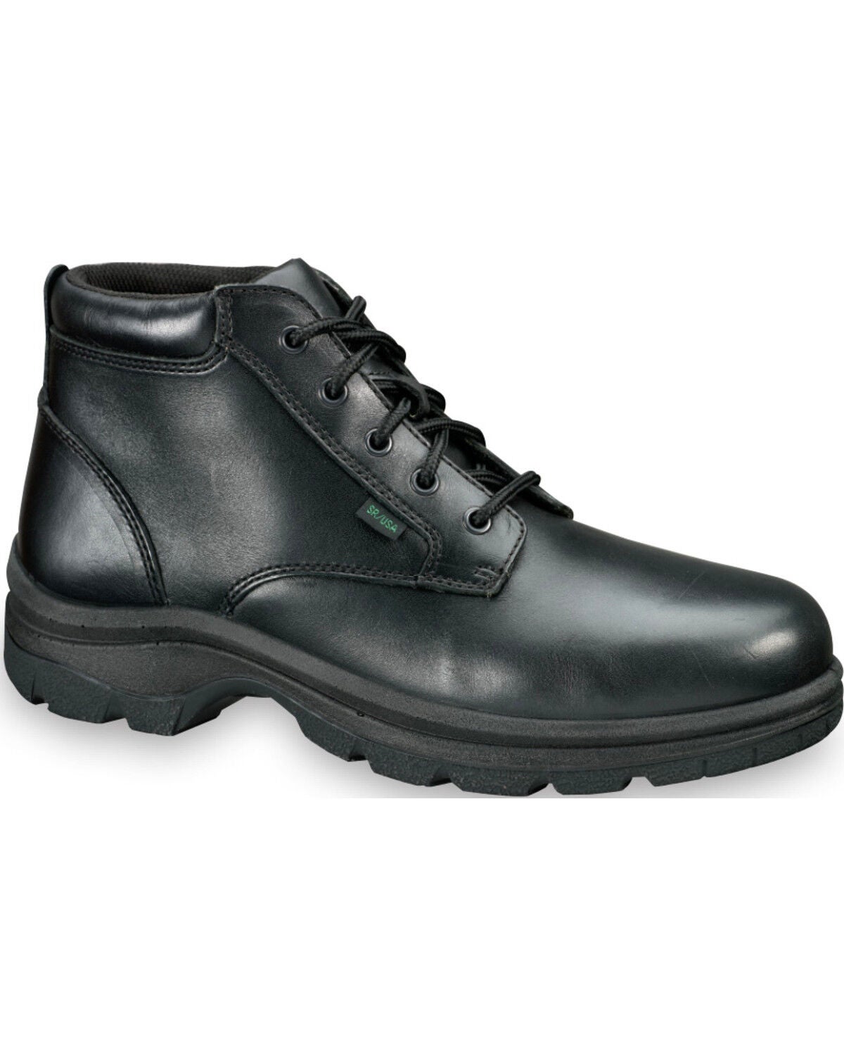 Thorogood Men's Soft Streets&trade; USA Postal Certified Chukka Shoes, Black, hi-res