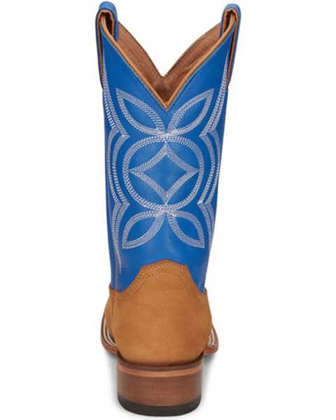 Image #5 - Justin Women's Hayes Jewel Western Boots - Broad Square Toe , Tan, hi-res