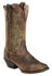 Image #1 - Justin Women's Stampede Durant Western Boots - Square Toe, Sorrel, hi-res
