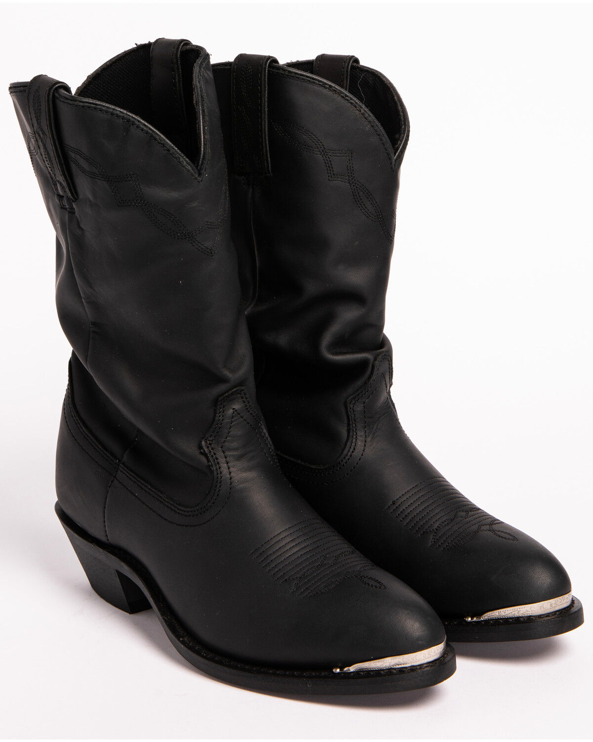 Image #4 - Shyanne Women's Patsy Slouch Western Boots - Round Toe, Black, hi-res