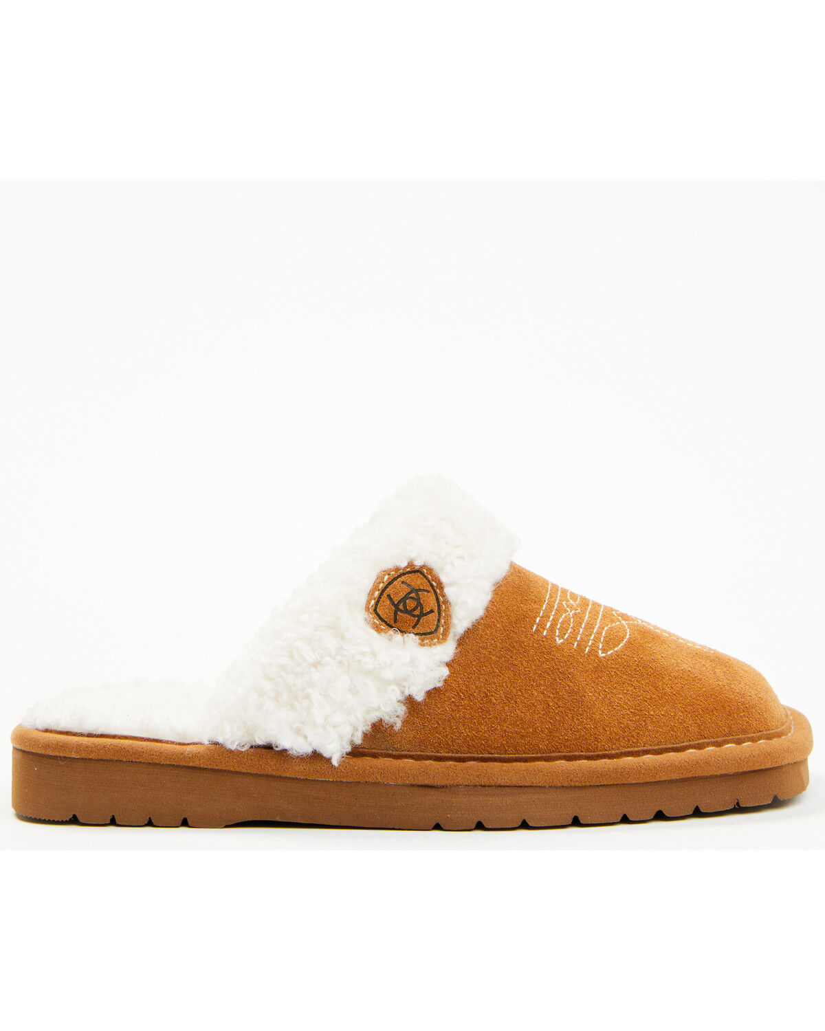 Image #2 - Ariat Women's Jackie Slippers - Broad Square Toe, Chestnut, hi-res