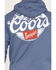 Image #4 - Coors Men's Boot Barn Exclusive Skull Mountain Graphic Hooded Sweatshirt, Blue, hi-res