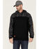Image #1 - Cody James Men's FR Printed Fleece Hooded Work Sweatshirt , Black, hi-res