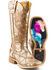 Image #1 - Tin Haul Women's Mish & Mash Geometric Steed Western Boots - Broad Square Toe, Multi, hi-res