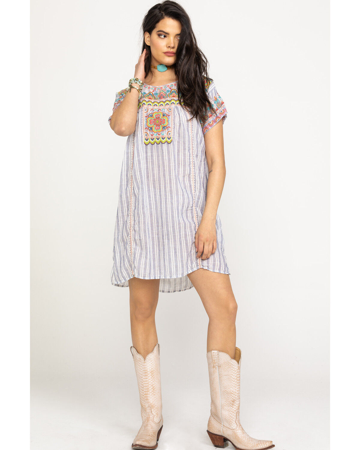 peasant tunic dress