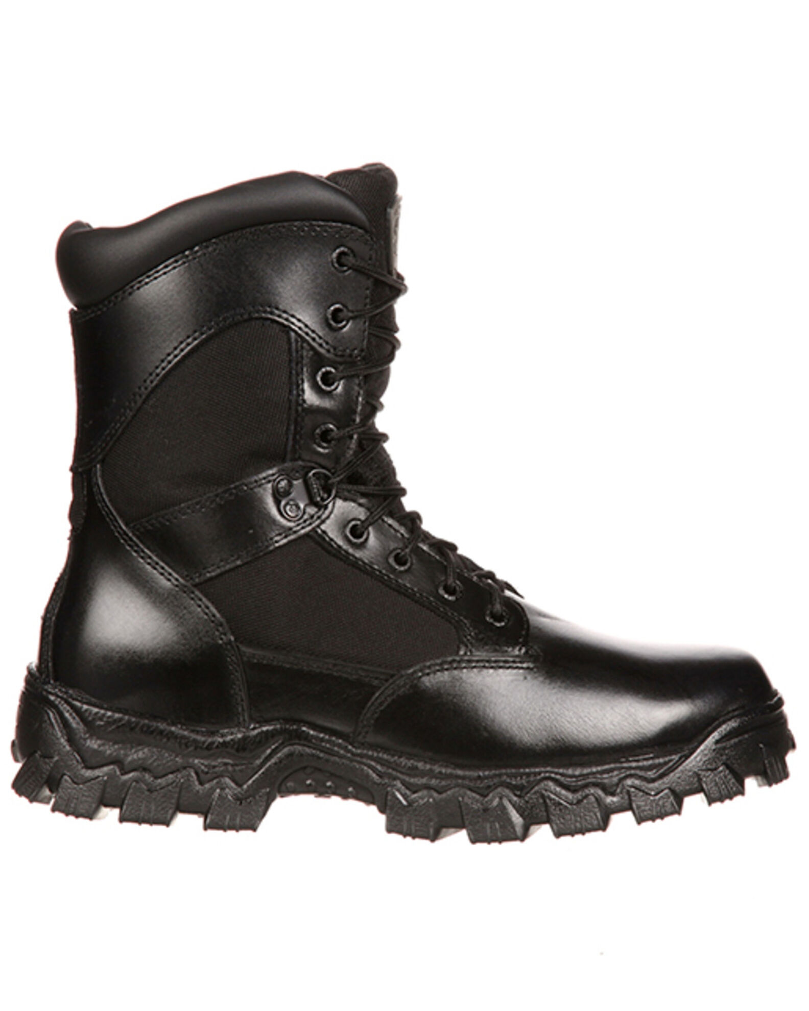 Image #3 - Rocky Men's Alphaforce Waterproof Zipper Duty Boots - Composite Toe, Black, hi-res