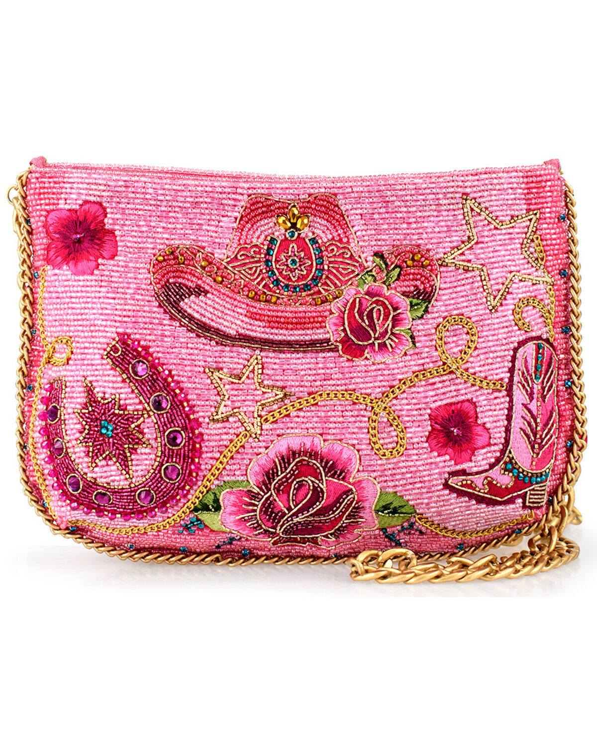 Image #1 - Mary Frances Women's Rodeo Drive Crossbody Bag, Pink, hi-res