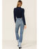 Image #3 - 7 For All Mankind Women's Ultra High Rise Slim Kick-Flare Jeans, Blue, hi-res