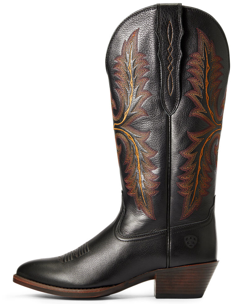 round toe western boot womens
