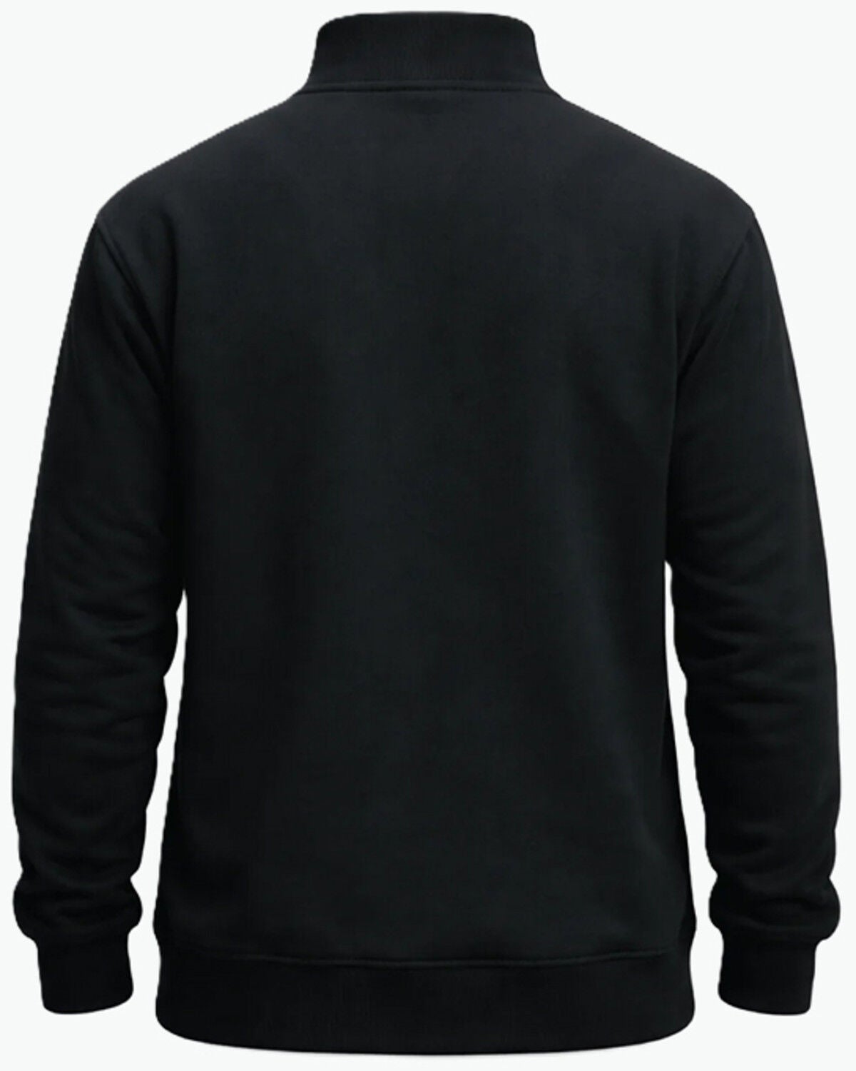 Image #2 - Forge Workwear Men's FR 1/4 Zip Work Pullover Sweater, Black, hi-res