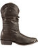 Image #2 - Dingo Men's Slouch Western Boots - Medium Toe, Black, hi-res
