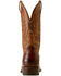 Image #3 - Ariat Men's Gunslinger Exotic Caiman Belly Western Boots - Square Toe , Brown, hi-res