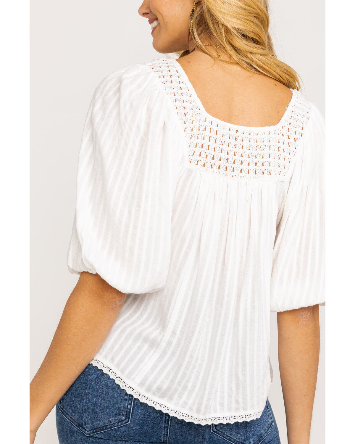 flowy peasant top
