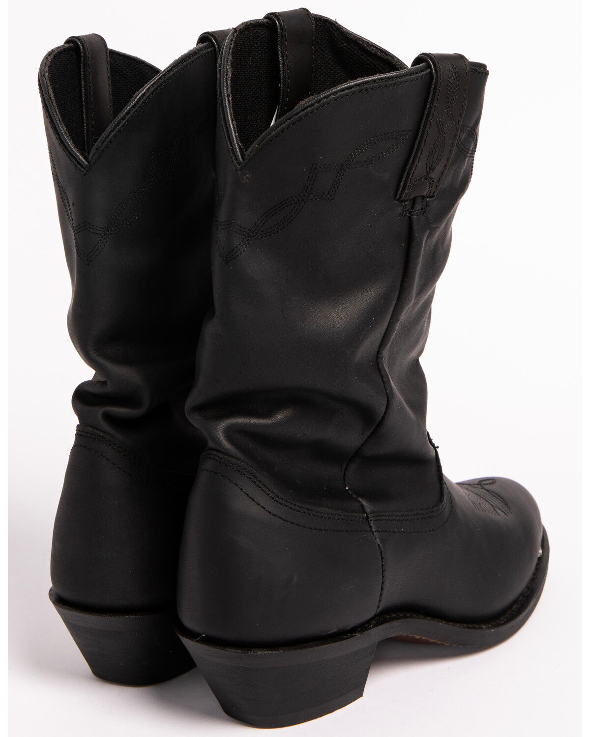 Image #7 - Shyanne Women's Patsy Slouch Western Boots - Round Toe, Black, hi-res