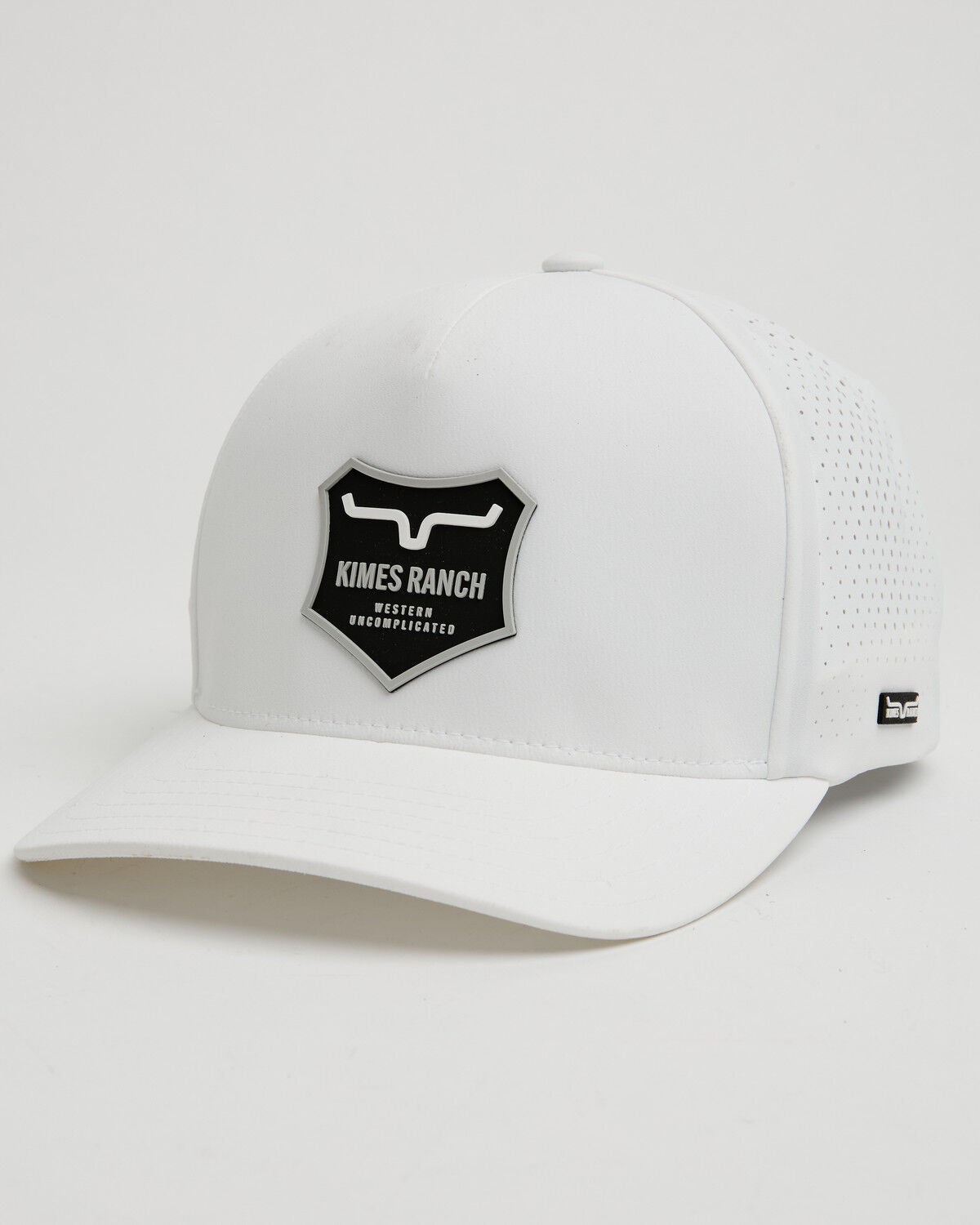 Kimes Ranch Women's Vista Logo Ball Cap, White, hi-res