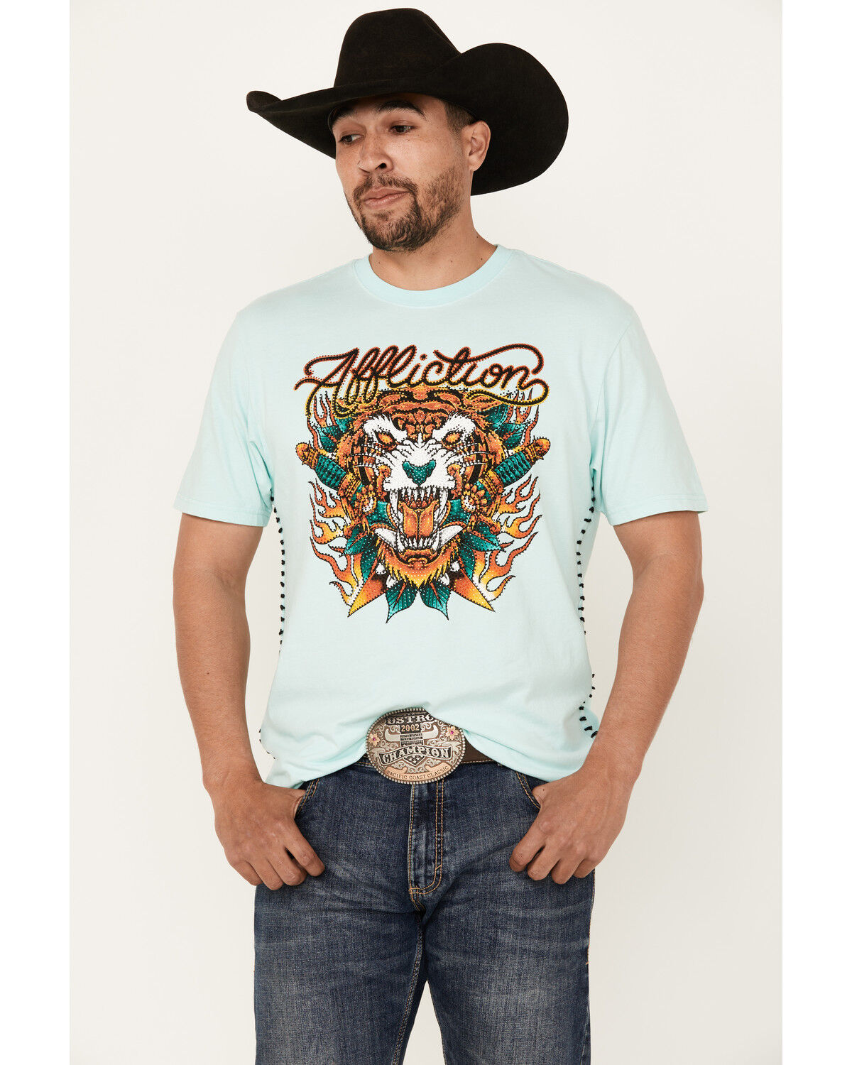 Image #2 - Affliction Men's Nightstalk Short Sleeve Graphic T-Shirt, , hi-res