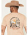 Image #4 - Rock & Roll Denim Men's Bronco Rider Short Sleeve Graphic T-Shirt, Tan, hi-res