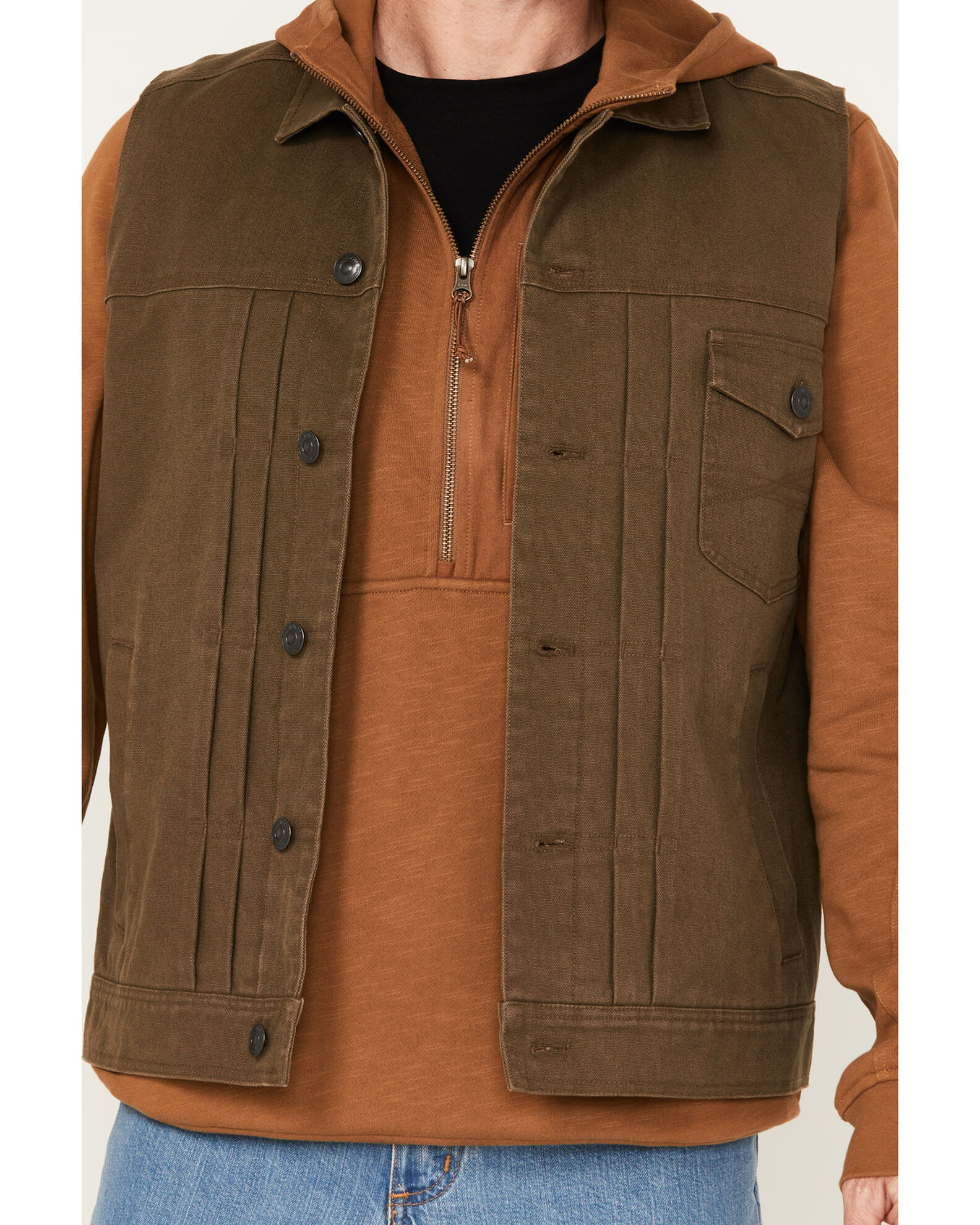 Mens trucker vest clearance
