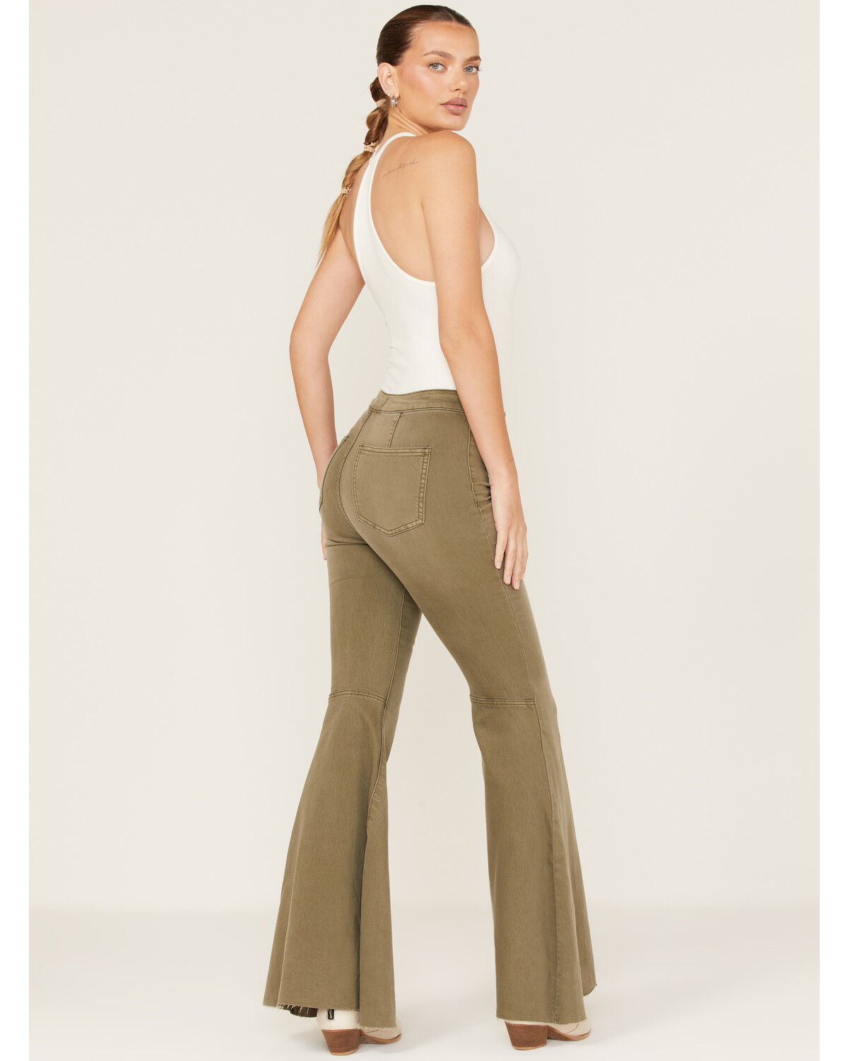 Image #3 - Free People Women's Just Float On High Rise Flare Jeans, , hi-res