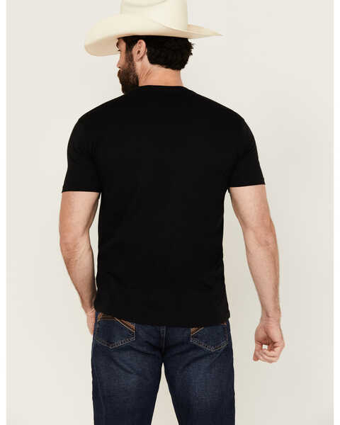 Image #4 - Lazy J Ranch Wear Men's Arrowhead Logo Short Sleeve Graphic T-Shirt , Black, hi-res