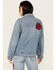 Image #4 - Ariat Women's Medium Wash Rodeo Quincy Denim Trucker Jacket, Medium Wash, hi-res