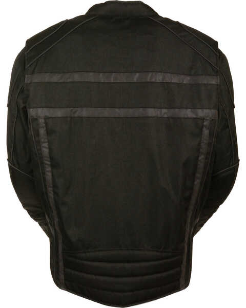 Image #3 - Milwaukee Leather Men's Vented Reflective Jacket - Big 3X , Black, hi-res