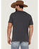 Image #4 - Wrangler Men's Heather Charcoal Logo Graphic Short Sleeve T-Shirt , Charcoal, hi-res