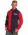 Image #1 - Ely Walker Men's Americana Colorblock Long Sleeve Western Shirt, Blue, hi-res
