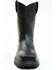 Image #4 - Cody James Men's 11" Uniform Western Work Boots - Composite Toe, Black, hi-res
