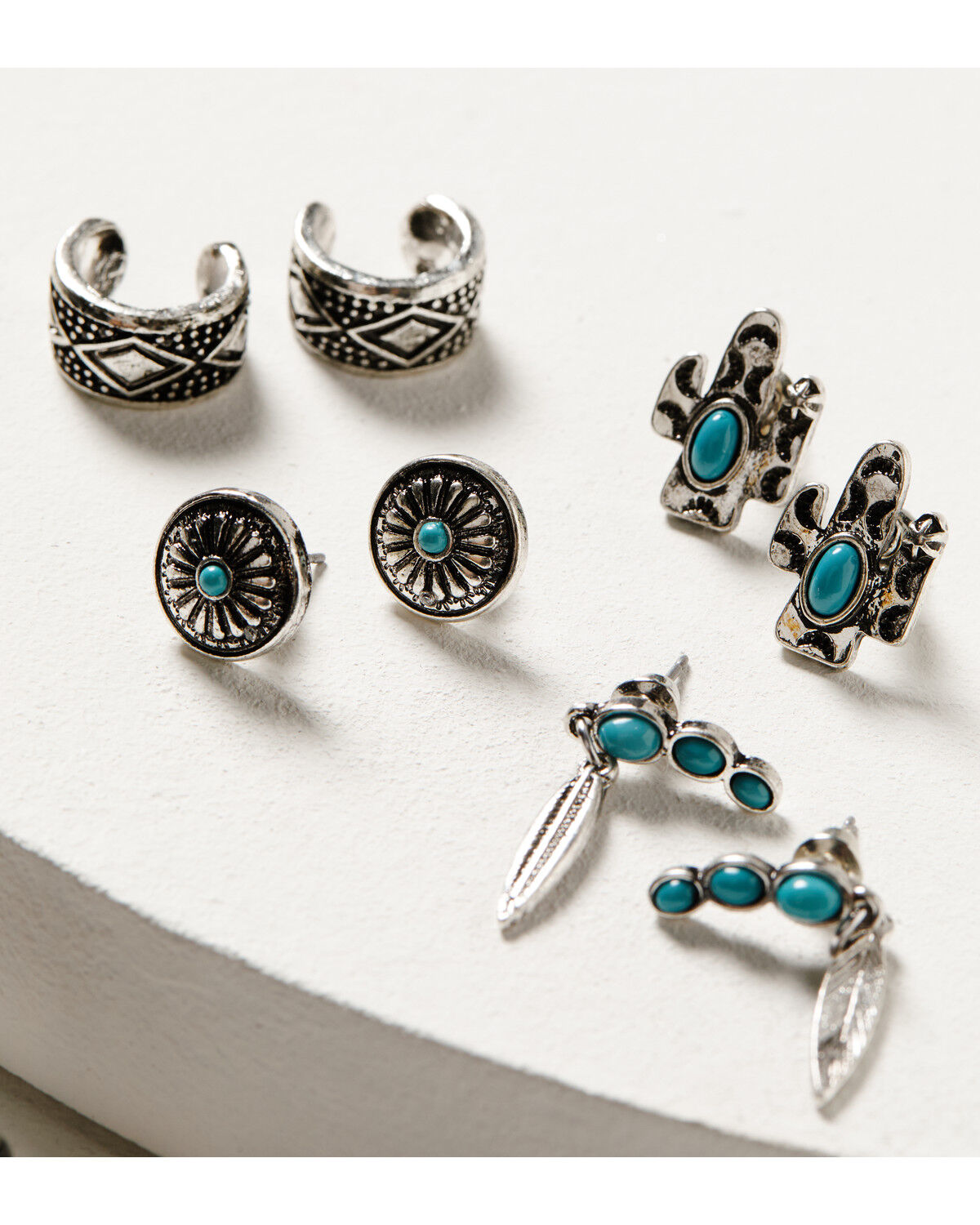 Image #3 - Idyllwind Women's Pembroke Earrings Set - 6-Piece, Silver, hi-res