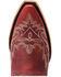 Image #6 - Lane Women's Lexington Western Booties - Snip Toe, Red, hi-res