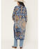 Image #4 - Shyanne Women's Southwestern Print Eyelash Yarn Duster, Navy, hi-res