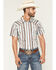 Image #1 - Sendero Provisions Men's Wyatt Serape Striped Short Sleeve Snap Western Shirt, Multi, hi-res