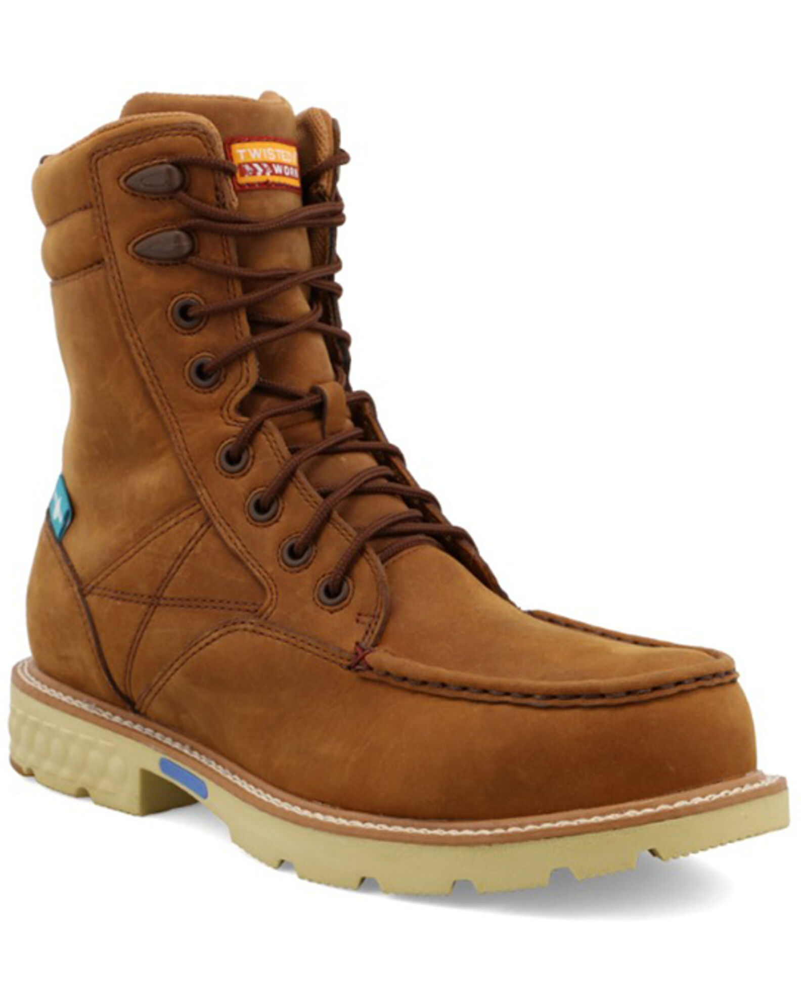 Composite toe lace shop up work boots