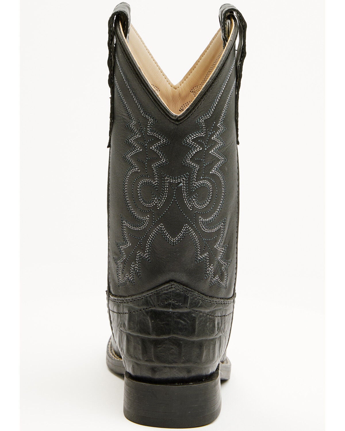 Image #5 - Cody James Boys' Beau Western Boots - Broad Square Toe, Black, hi-res