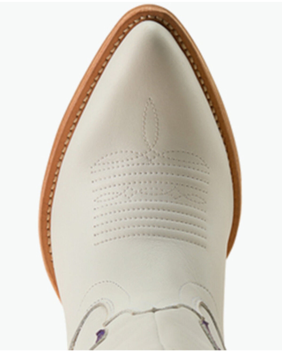 Image #4 - Ariat Women's Beaux Western Boots - Round Toe, White, hi-res