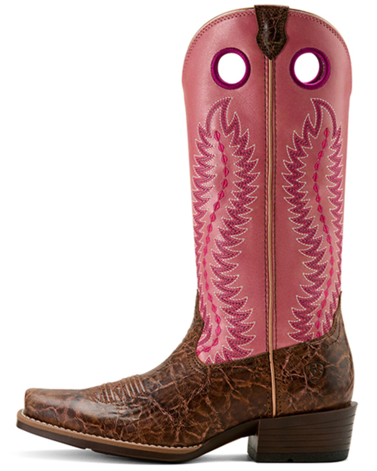 Image #2 - Ariat Women's Junction Performance Western Boots - Square Toe, Pink, hi-res