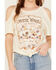 Shyanne Women's Mystic Winds Cold Shoulder Tee, Cream, hi-res