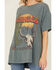 Image #3 - Wrangler Women's Desert Logo Short Sleeve Graphic Tee, Blue, hi-res
