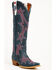 Image #1 - Dan Post Women's America 250 Tall Western Boots - Snip Toe, Blue, hi-res