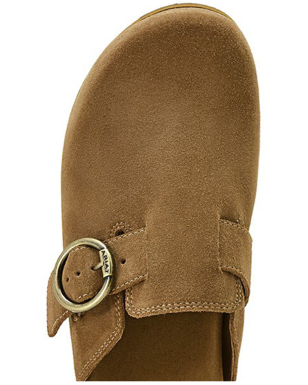Image #4 - Ariat Women's Country Suede Mules, Caramel, hi-res