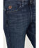 Image #2 - Hawx Men's FR Sheridan Dark Wash 5-Pocket Slim Bootcut Stretch Jeans, Indigo, hi-res