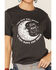Image #2 - American Highway Women's Short Sleeve Charcoal Gray We Got the Moon if You Have the Shine T-Shirt, Charcoal, hi-res