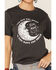 Image #2 - American Highway Women's Short Sleeve Charcoal Gray We Got the Moon if You Have the Shine T-Shirt , Charcoal, hi-res
