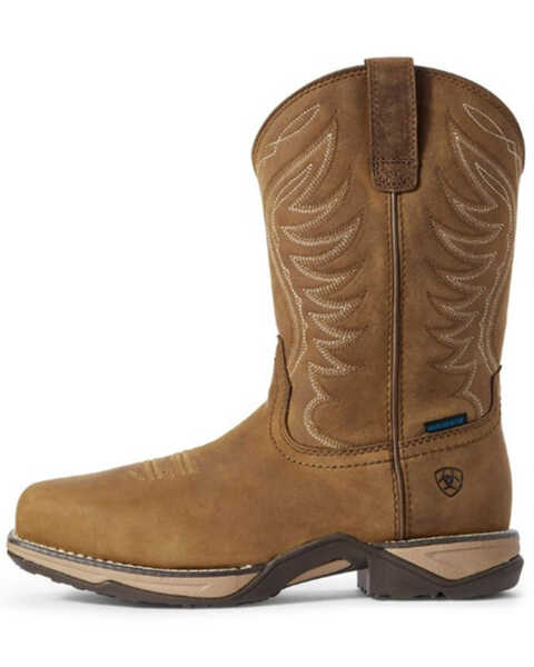 Image #2 - Ariat Women's Anthem Waterproof Western Work Boots - Composite Toe, Brown, hi-res